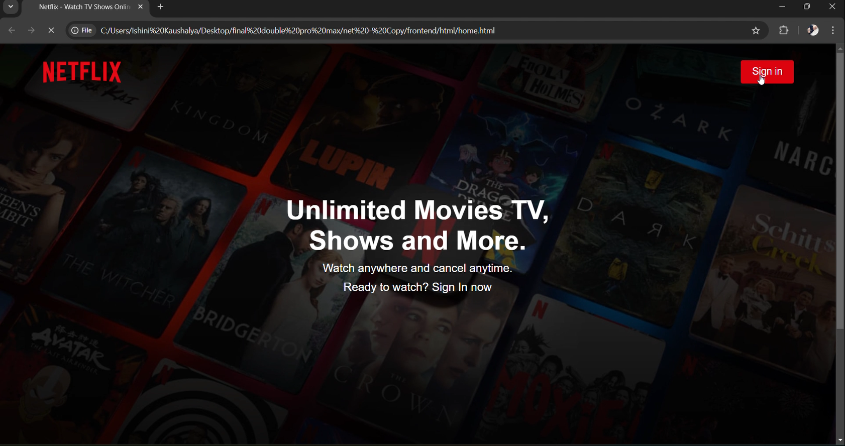 Netflix Clone